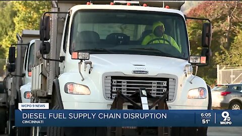 Supply chain disruption impacts Cincinnati's diesel fuel