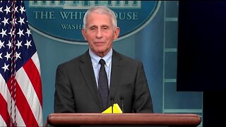 "I gave it all I had," said Fauci during his last White House briefing