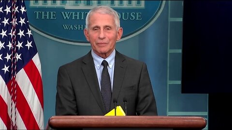 "I gave it all I had," said Fauci during his last White House briefing