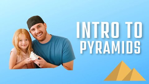 Introduction to Ancient Pyramids - history lessons for kids & a DIY Build your own Sugar Cube one!