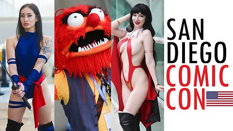 SAN DIEGO COMIC CON 2023 BEST COSPLAY MUSIC VIDEO BEST COSTUMES SEXY
