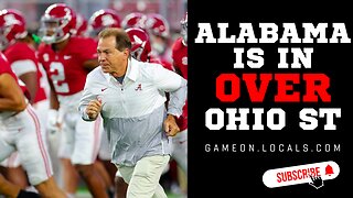 Alabama is in the College Football Playoffs over Ohio State!