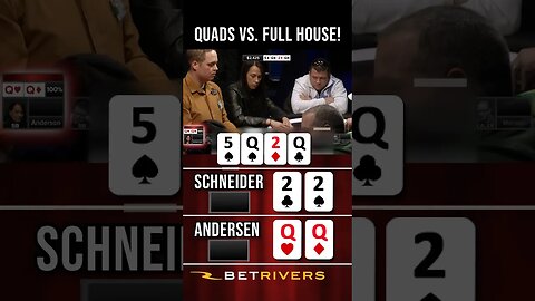 She’s Got QUADS vs. Full House | Wild Poker Hand #pokernight