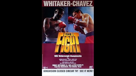 Pernell Whitaker vs Julio Cesar Chavez 1 Alamodome, San Antonio, TX Sep 10 1993