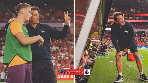 "I think it's a foul" | A Mic'd Up Thomas Frank in the dugout vs Benfica!