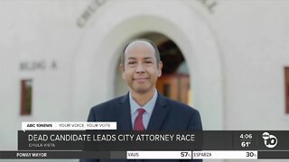 Controversy erupts after death of candidate in Chula Vista City Attorney race