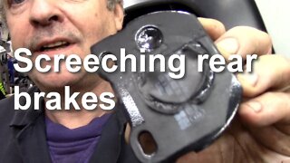 Screeching rear brakes on the Spanish 110. Interesting findings!