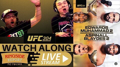 #UFC304 LIVE WATCH ALONG | 🟥