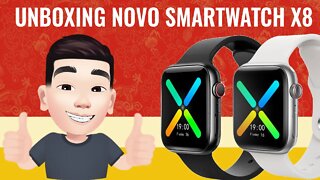 Unboxing e Review do SmartWatch X8 Shopee