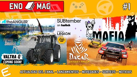 ENO-MAG | NUEVO VALTRA Q EN FARMING, NUEVO JUEGO DAKAR, SUBTEMBER, DLC TEXAS ATS | ACTUALIDAD