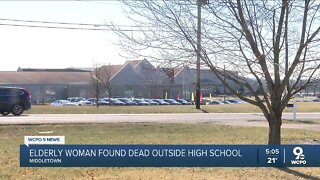 Elderly woman found dead outside a local high school