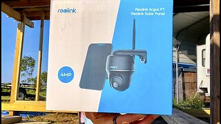 Unboxing and installing Reolink Argus at our off-grid property