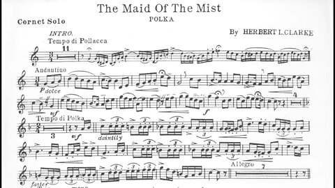 🎺🎺🎺🎺 [TRUMPET SOLO] Herbert L. Clarke Solos - The Maid of the Mist