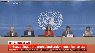 UN: Isreal's Attack On Palestine Is A Human Rights Violation; Nothing On Hamas Slaughter Of Israelis