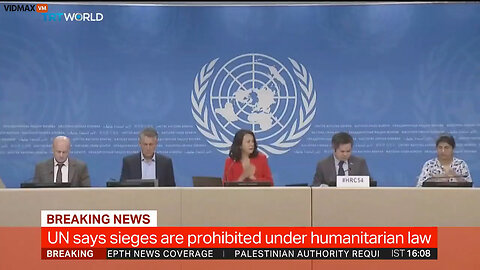 UN: Isreal's Attack On Palestine Is A Human Rights Violation; Nothing On Hamas Slaughter Of Israelis