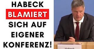 Irre: Habeck blamiert sich komplett auf eigener Pressekonferenz!