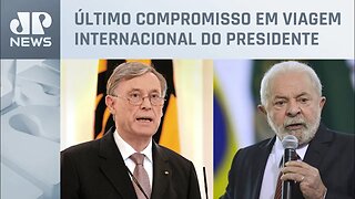 Lula tem reunião com ex-presidente da Alemanha antes de retornar ao Brasil