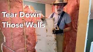 Mobile Home Renovation Episode 2 - Demolition of the Laundry Room