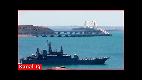 The last patrol ship of Russian Black Sea Fleet escaped from shores of Crimea