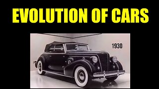 EVOLUTION OF CARS