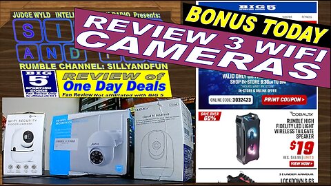 20230324 Friday BIG 5 Sporting REVIEW of One Day Deals by Fan of ODD Bargains BONUS WIFI CAMS TODAY