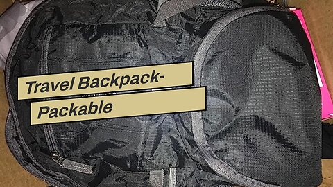 Travel Backpack- Packable lightweight daypack for hiking, gym, and airplane