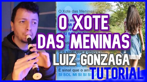 O XOTE DAS MENINAS - LUIZ GONZAGA - Tutorial flauta doce