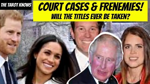 🔴 HARRY'S COURT CASE SCAMS, MEGHAN, EUGENIE, JACK, TITLES! What's the REAL agenda? #thetarotknows
