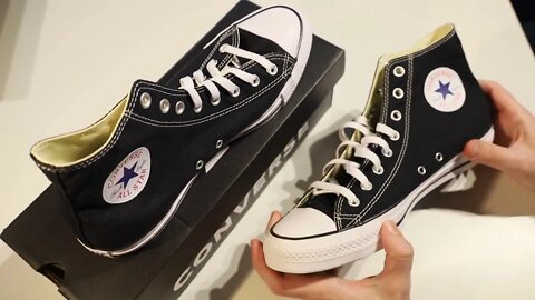 Converse All Star Chuck Taylor 70 High Top Black Shoes First Impressions and Review