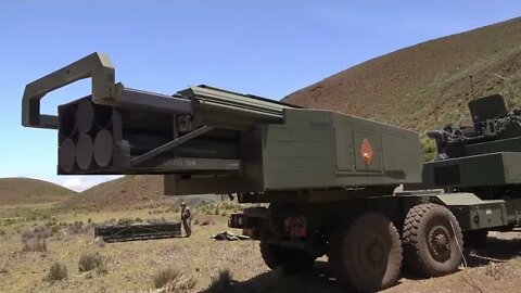 U.S. Marines fire High Mobility Artillery Rocket System (HIMARS) During RIMPAC