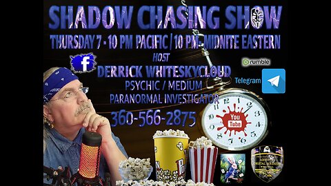 SHADOW CHASING SHOW with Derrick Whiteskycloud 13-6-2024 Fake Bird Flu and more