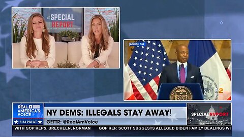 NY Democrats Handing Out Flyers at Border Telling Illegals to Stay Away from NYC