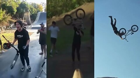 Guy trains 10 years to do this BMX trick