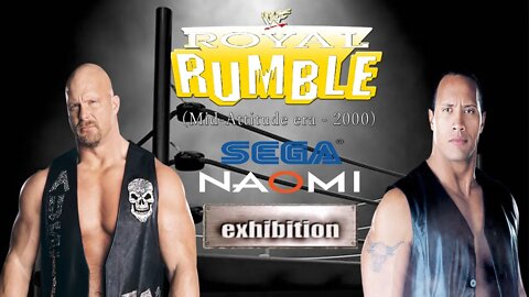 WWF Royal Rumble (2000) - Stone Cold & The Rock (Exhibition) - SEGA NAOMI