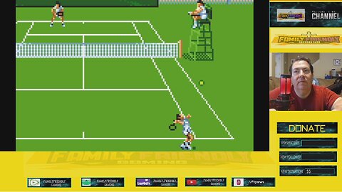 Jimmy Connors Tennis Atari Lynx Gameplay