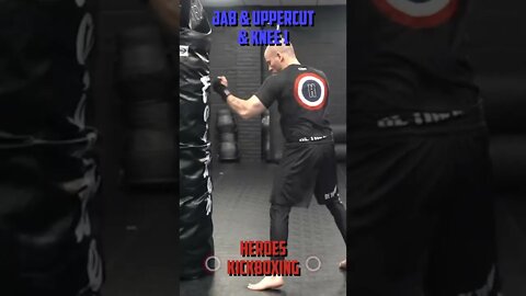 Heroes Training Center | Kickboxing & MMA "How To Double Up" Jab & Uppercut & Knee 1 | #Shorts