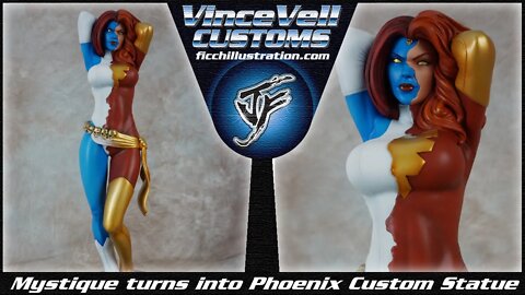 Mystique turns into Phoenix Custom Statue from Sideshow Poison Ivy PF