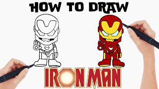How to Draw IRON MAN!