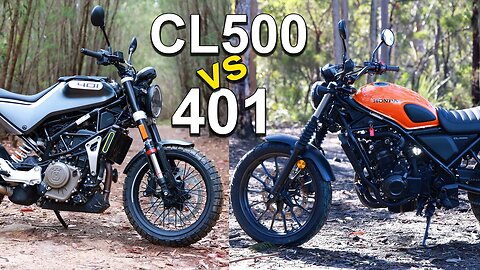 Honda CL500 vs Svartpilen 401: Scramblers Compared