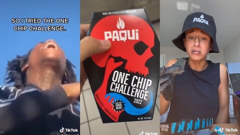 One Chip Challenge 2022 Compilation | Funniest TikTok Mashup