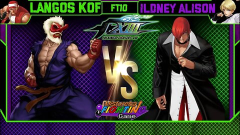 ILDNEY VS JR ME GANHA STREET V & LANGOS KOF KOF XII / MISTUREBA FIGHTING 36 #LIVE 402