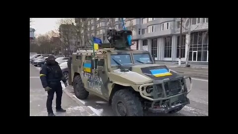 🇺🇦Graphic War18+🔥Multiple Military Tigr(s) All-Terrain Siezed from Russia Troops , Ukraine #Shorts