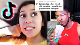 TikTok Girl Cheats on Her Man At Work 'Friends With Benefits!' My Thoughts [Low Tier God Reupload]