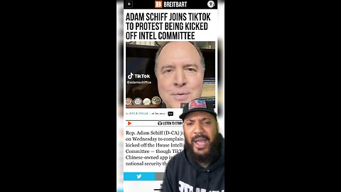 Adam Shiff Cries On TikTok For Being Kicked Off Intel Committee 🙄😂