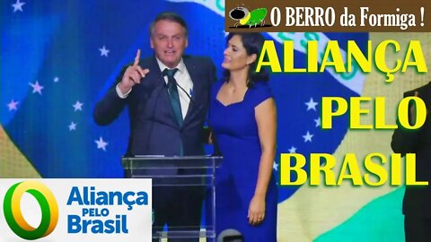 Bolsonaro lança oficialmente seu novo partido ALIANÇA PELO BRASIL
