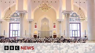 Mourners gather as Hamas leader Ismail Haniyeh is buried in Doha, Qatar