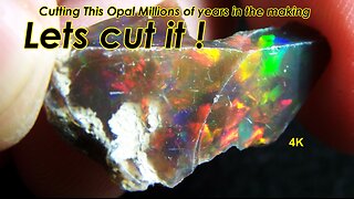 Opal Mined Miles below Earth's surface never seen by human eyes, and we turn it into a gemstone.