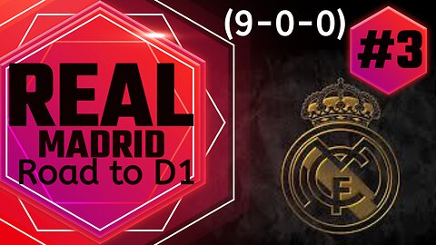 Road to D1 Ep 3 Real Madrid (9-0) EAFC 24