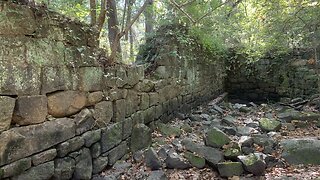 Saluda River Stone Ruins - Very Large Ruins Discovered On A Forest Trail