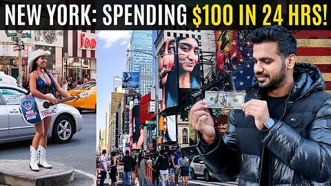 SPENDING $100 IN NEW YORK CITY! HOW EXPENSIVE IS IT? 🇺🇸